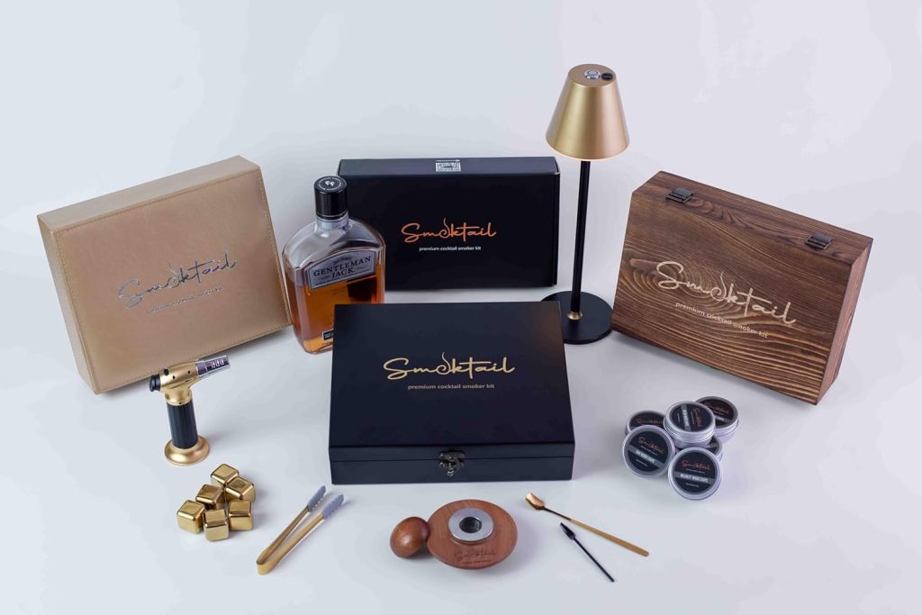 Cocktail Smoker Kit by Smoktail – Gold Luxury Edition for Infusing Bourbon Whiskey – Old Fashioned Cocktails Smoker Set with Torch 6 Flavor Wood Chips – Best Gift for Men Women (Without Butane) Cocktail Smoker Kit by Smoktail – Gold Luxury Edition for Infusing Bourbon Whiskey – Old Fashioned Cocktails Smoker Set with Torch 6 Flavor Wood Chips – Best Gift for Men Women (Without Butane)
