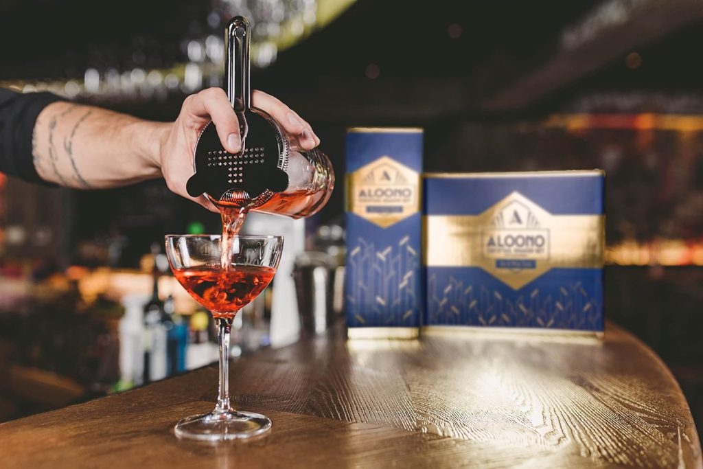 11-Piece Black Boston Cocktail Shaker Set Bartender Kit | Drink Mixer Bar Set | Cocktail Set Bar Accessories: Martini Shaker, Strainer, Jigger, Muddler, Spoon, More 11-Piece Black Boston Cocktail Shaker Set Bartender Kit | Drink Mixer Bar Set | Cocktail Set Bar Accessories: Martini Shaker, Strainer, Jigger, Muddler, Spoon, More