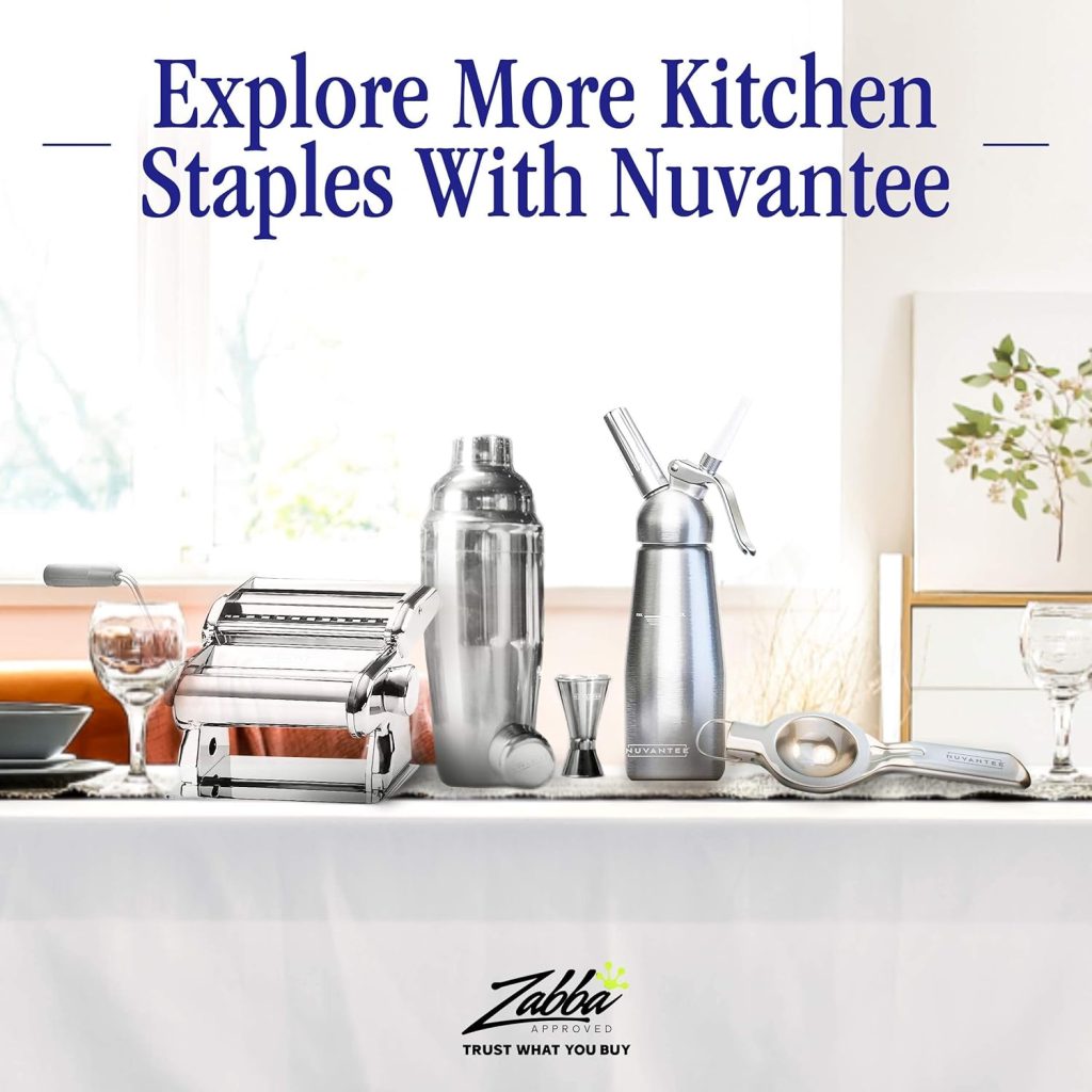 Nuvantee Cocktail Shaker Set – Premium, Stainless-Steel Shakers for Making Cocktails - Mixing Kit w/Strainer, Jigger Recipe eBook Nuvantee Cocktail Shaker Set – Premium, Stainless-Steel Shakers for Making Cocktails - Mixing Kit w/Strainer, Jigger Recipe eBook