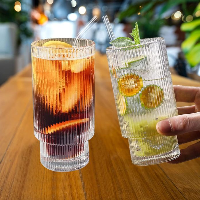 ribbed-glassware-with-straws-vintage-glass-cups-6pcs-set-reusable-wide-mouth-fluted-drinking-glasses-16oz-smoothie-cup-i-1