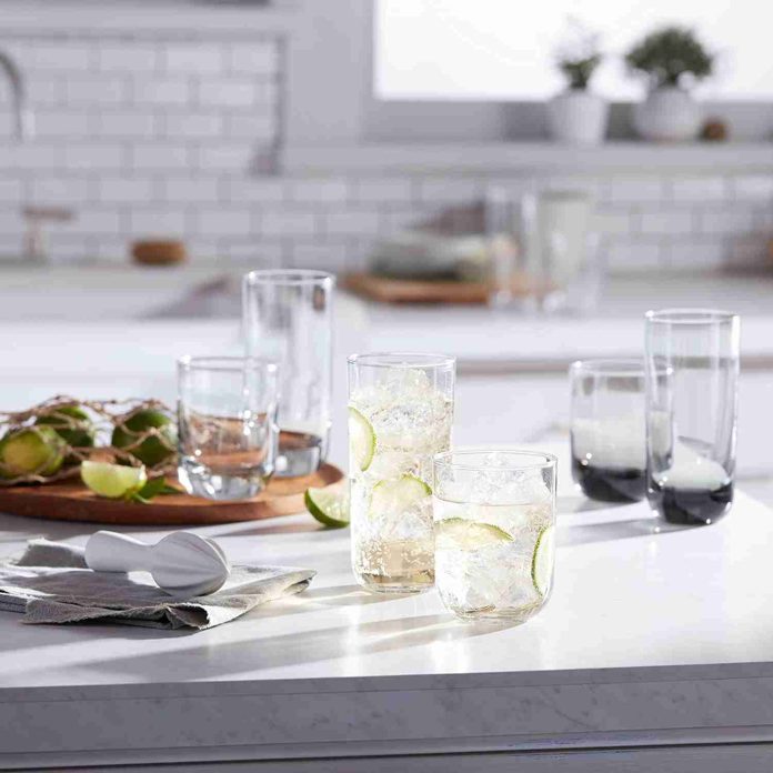 Libbey Polaris Tumbler and Rocks Glass Set