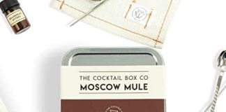 Moscow Mule Cocktail Kit - The Cocktail Box Co. Premium Cocktail Kits - Make Hand Crafted Cocktails. Great gift for any cocktail lover and makes the perfect travel companion! (1 Kit)