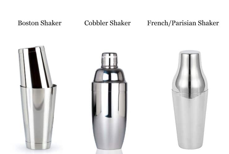 What Are The 4 Types Of Shakers? | Cocktail Kit Mix