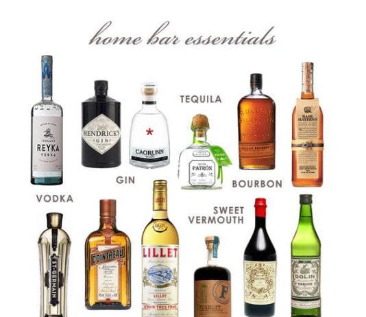 what are the essential liquors every home bar should have 1