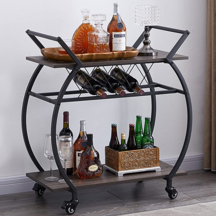 Bar Carts Stylish Bar Carts, Rolling Bar Carts, Rustic Bar Carts