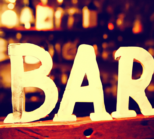 bar decor vintage bar signs string lights bar mirrors