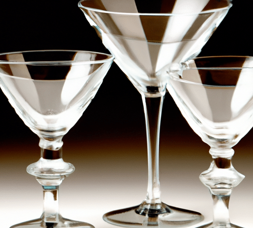 classic martini coupe cocktail glasses for purists