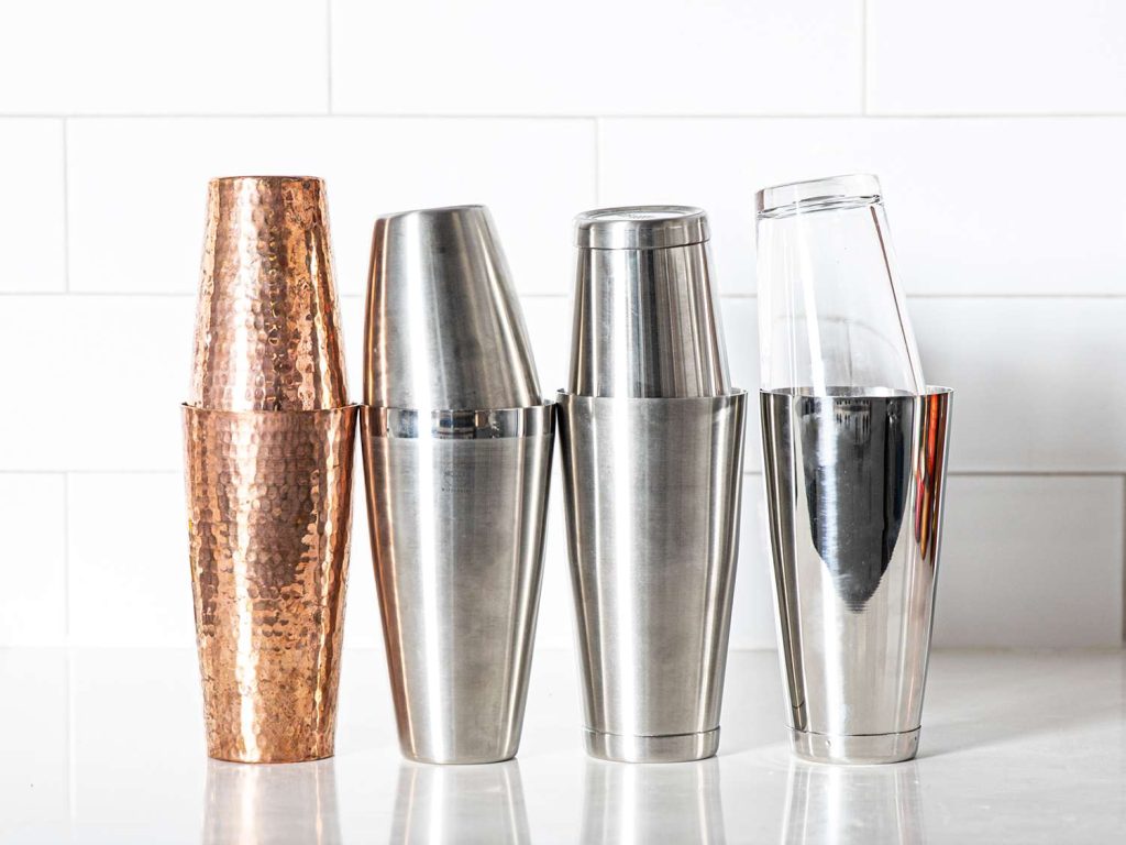 Cocktail Shakers - Stainless Steel Shakers, Copper Shakers, Boston Shakers