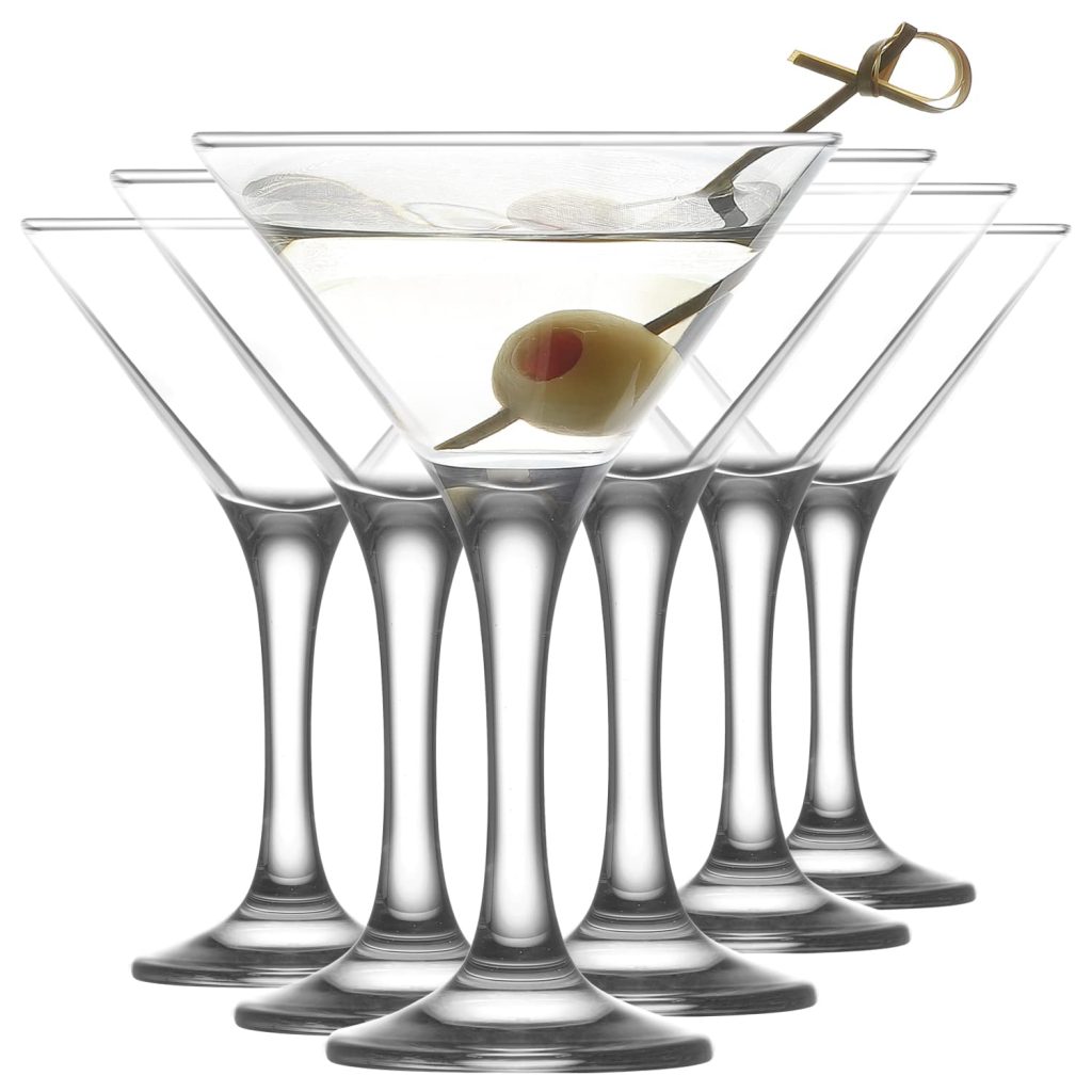 Elegant Martini Glasses For Classic Cocktails