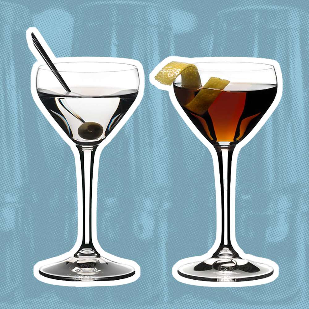 Elegant Martini Glasses For Classic Cocktails