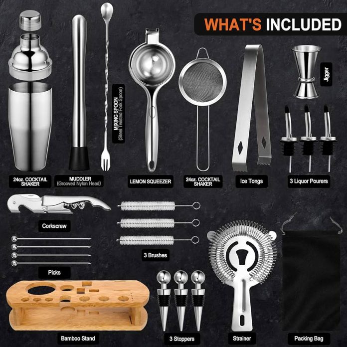 professional drink preparation kit quality bartending tools