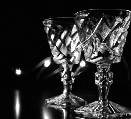 vip crystal cocktail glasses for high end parties