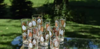 Collins Glasses Tall Collins Glasses, Collins Glass Sets, Personalized Collins Glasses