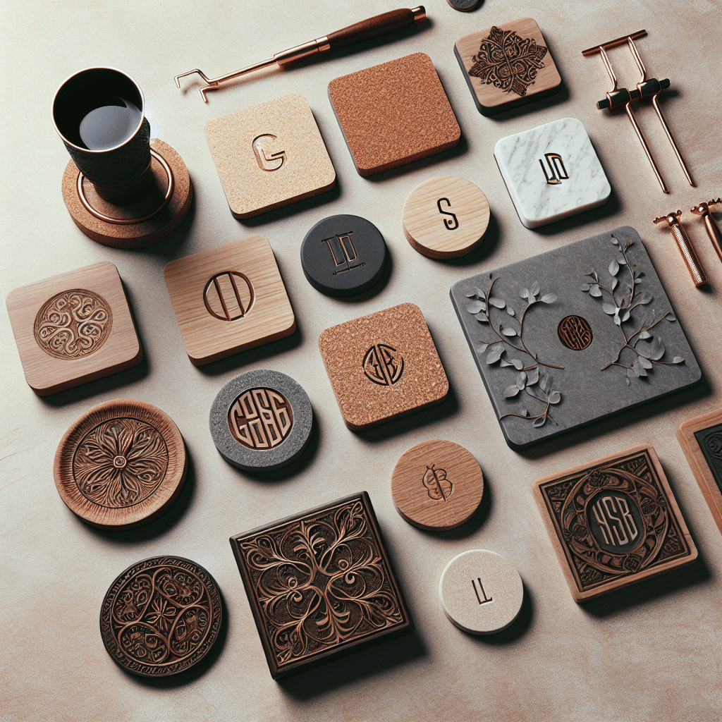 Coasters - Cork Coasters, Sandstone Coasters, Monogrammed Coasters