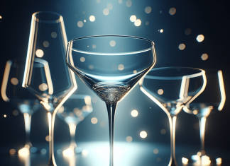 elegant stemware for serving martinis champagne 1