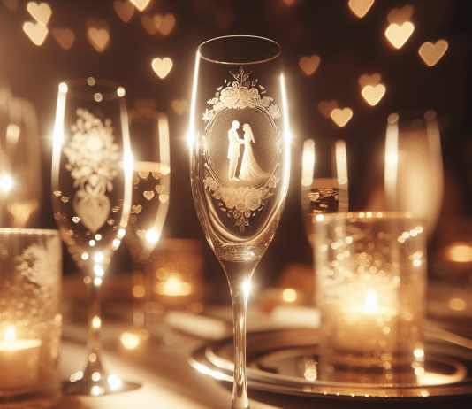 etched glassware favors for wedding guests 2