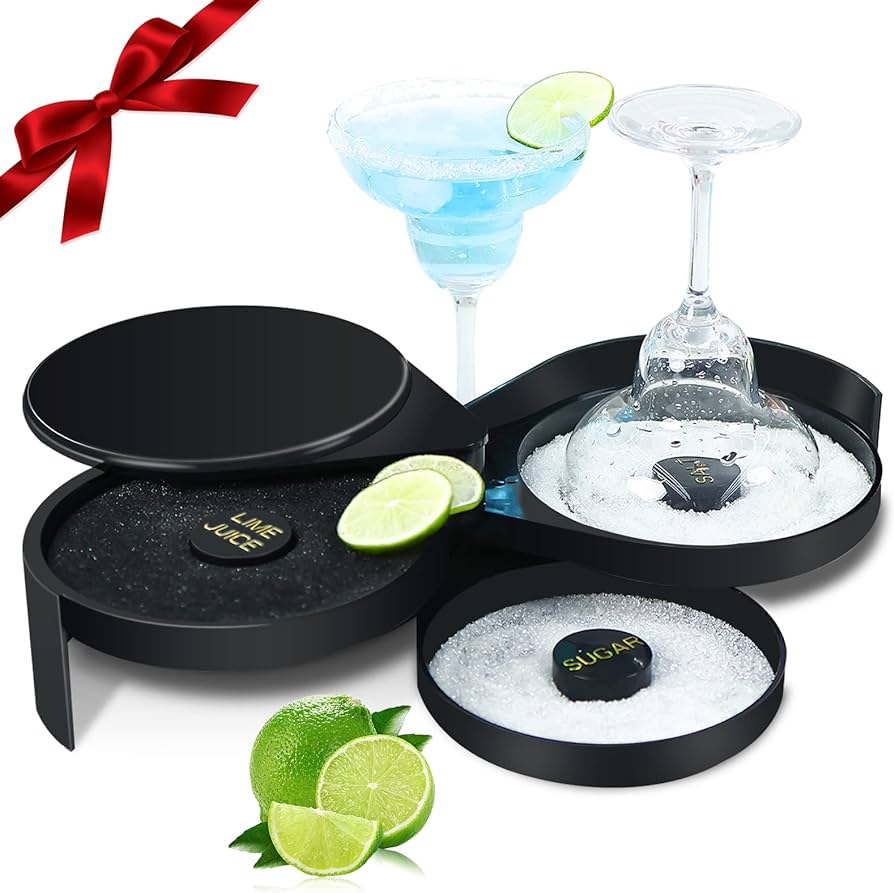 Glass Rimming Tools For Salted Margarita Glasses