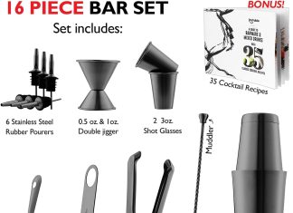 bar set cocktail shaker set review