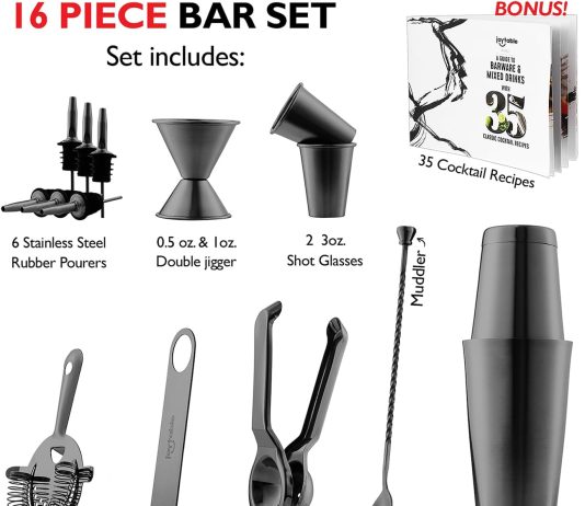 bar set cocktail shaker set review