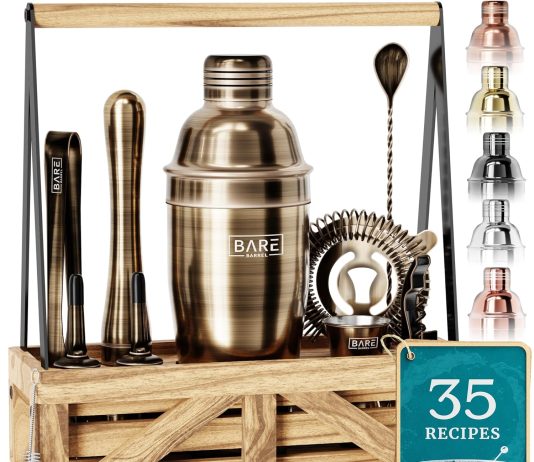 bare barrel mixology bartender kit bar set review