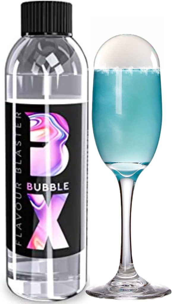 Bubble X Decorative Bubbles for Cocktails Bubble Mixture (6 oz, Pack of 1), Bursting Bubbles and Smoke Bubbles for Drinks and Cocktails - Bartender Accessories - Works with Bartender Bubble Gun