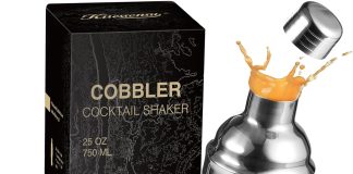 kitessensu cobbler cocktail shaker review