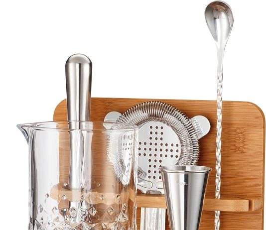 mixeries crystal cocktail mixing glass set review