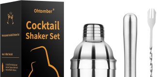 ohtomber cocktail shaker bartender kit review