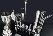 cocktail shaker set 24oz cocktail shaker 21 piece stainless steel bar tools bartending kit with black acrylic stand cock 3