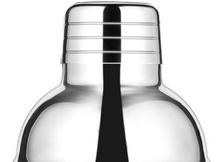 fnt cocktail shaker 24oz martini shaker 188 stainless steel drink shaker with built in strainer leak free and rust free