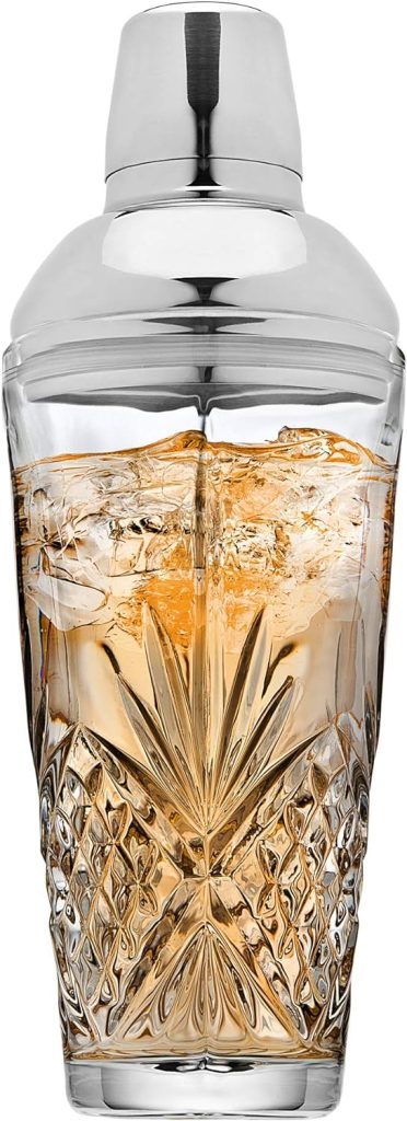 Godinger Dublin Cocktail Shaker, Martini Shaker, 17oz