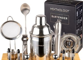 mixology bartender kit 31 piece professional bartender set by mixthology bar tools accessories and bar sets for the home