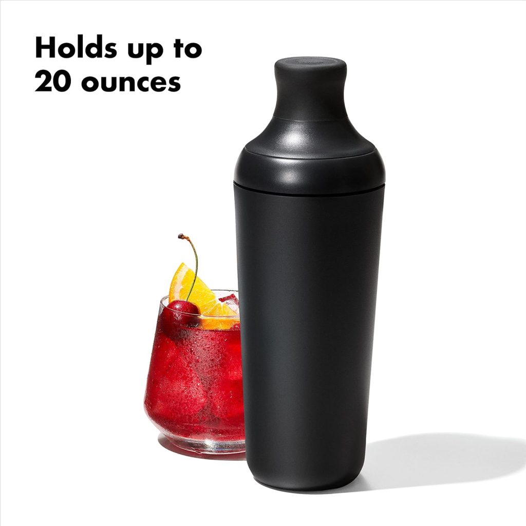 OXO Good Grips Plastic Cocktail Shaker- 20 oz/590 mL capacity