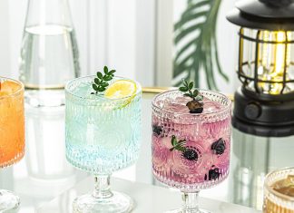 romantic vintage goblet glasses of 4 charming vintage embossed floral decorative glass cups set mixed drink glasses for 1 3