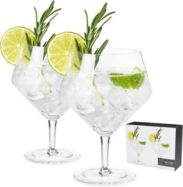 viski angled stemmed gin tonic glasses highball glasses cocktail glasses vodka tonic glasses gin glasses for gin lovers