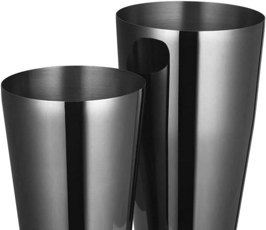 cocktail shaker set pro bar shaker boston shaker set stainless steel martini drink mixer for bartending essential bar to 4