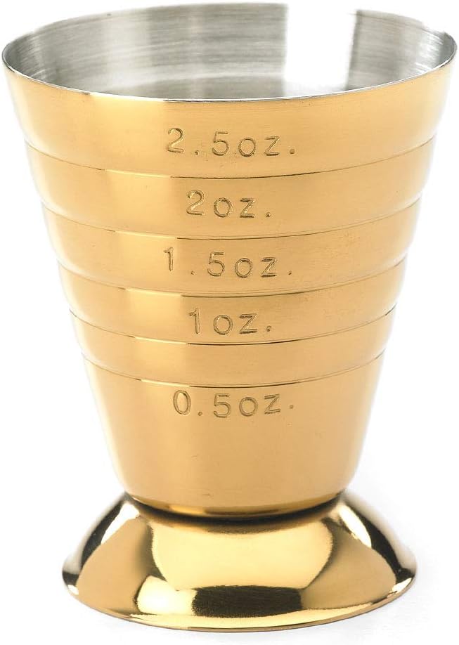 Barfly Drink Measure, 2.5 oz, Gold