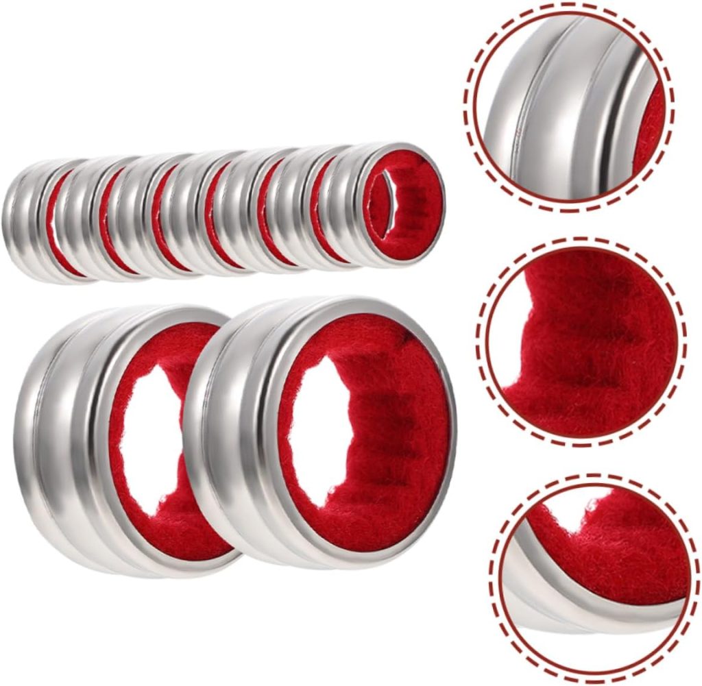 HAKIDZEL 9pcs Wine Bottle Collars Wine Drip Stop Ring Wine Anti-overflow Ring Wine Bottle Neck Catcher Ring Drip Stopper Wine Drip Stopper Bunco Gifts Collector Anti-spill Stainless Steel, 4x4cm