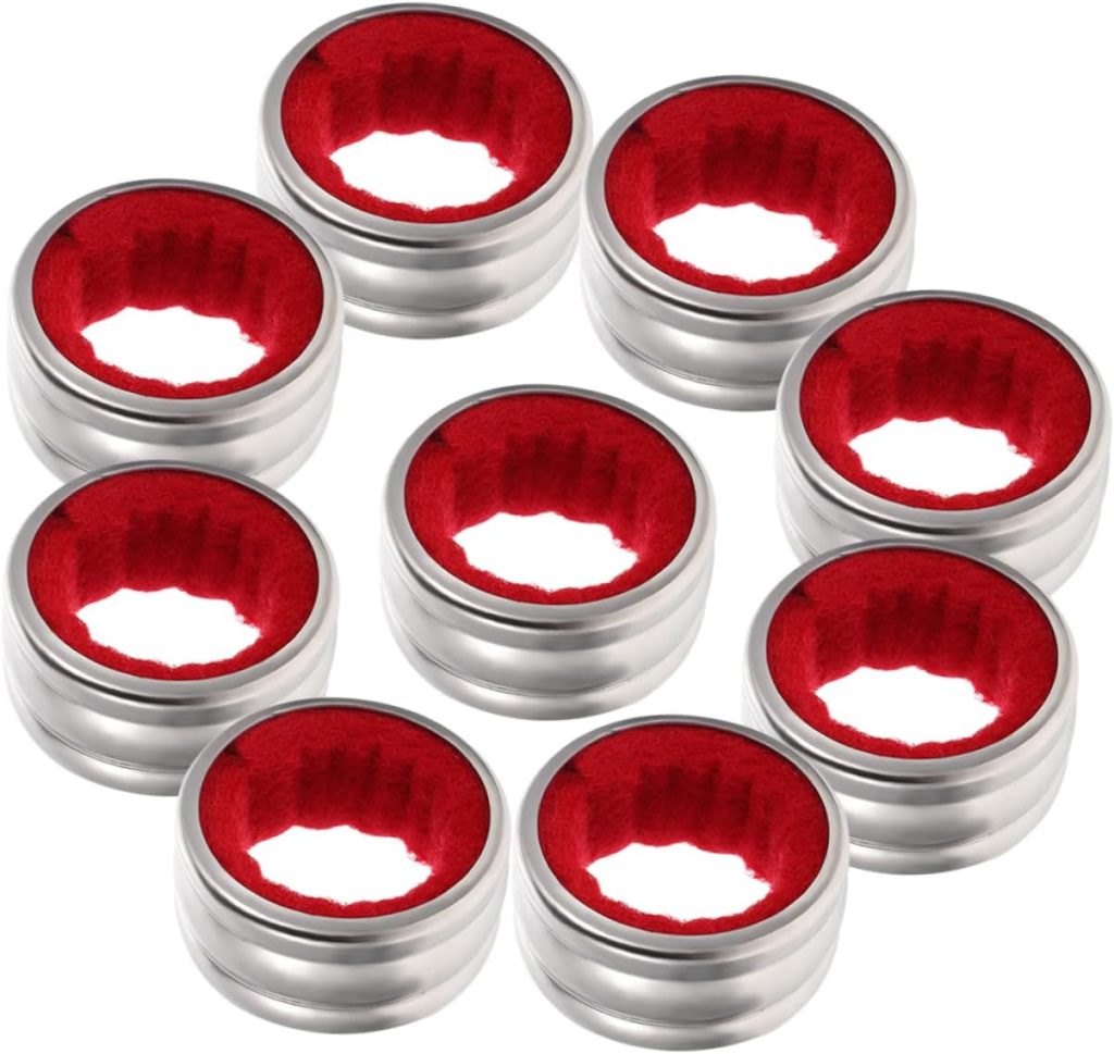 HAKIDZEL 9pcs Wine Bottle Collars Wine Drip Stop Ring Wine Anti-overflow Ring Wine Bottle Neck Catcher Ring Drip Stopper Wine Drip Stopper Bunco Gifts Collector Anti-spill Stainless Steel, 4x4cm