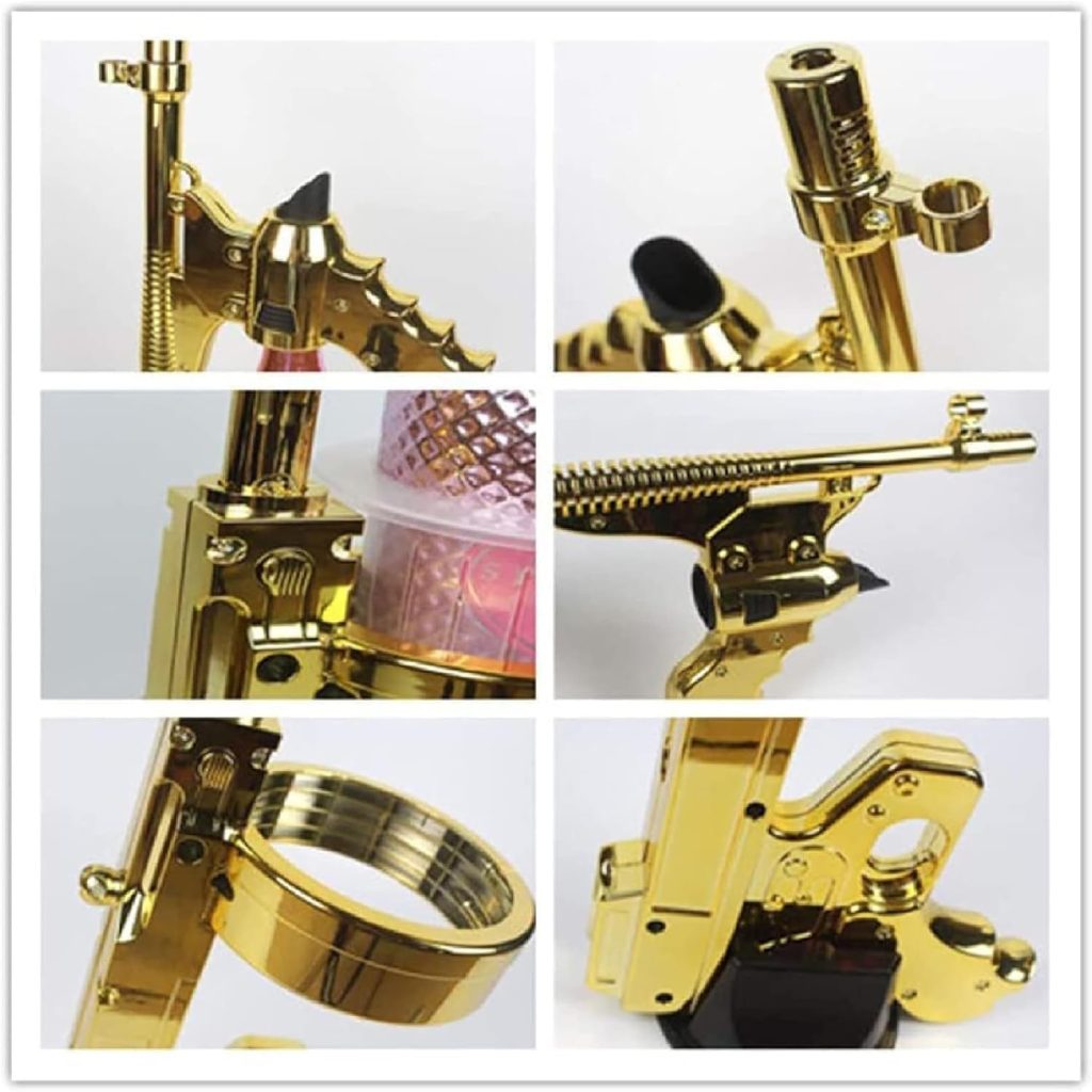 Champagne Gun Shooter, Beer Spray Gun, Bottle Gun, Adjustable Wine Stopper, Bubbly Blaster Spray with Champagne Stopper,Bottle Beer Ejector Flirt Gun - Beer Sprayer for Wedding,Party Night,Club,Bar