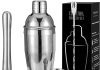 Cocktail Shaker Set 6-Piece Mixology Bartender Kit review