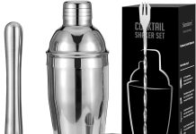 Cocktail Shaker Set 6-Piece Mixology Bartender Kit review
