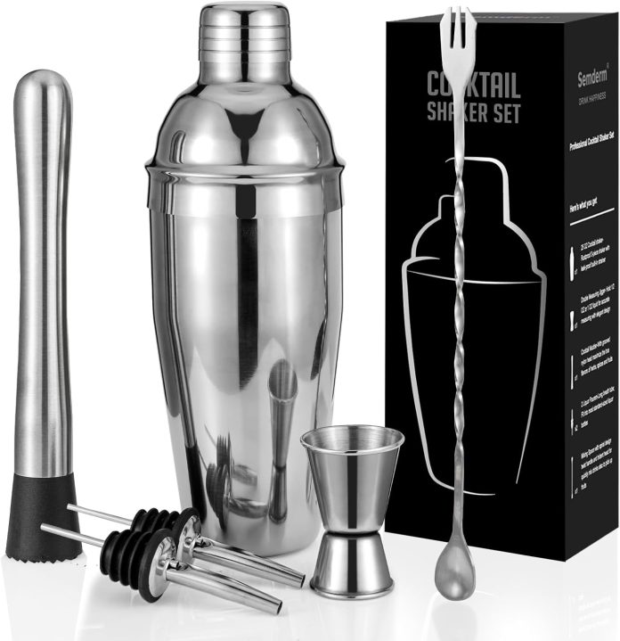 cocktail-shaker-set-6-piece-mixology-bartender-kit-premium-shakers-bartending-martini-shaker-jigger-mixing-spoon-muddler