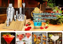 Cocktail Shaker Set Bartender Kit review