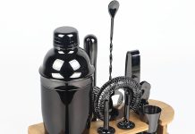 Cocktail Shaker Set 10-Piece Bartender Kit (Black) review