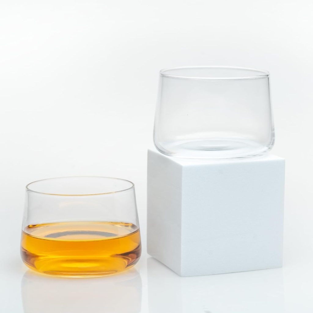 | Luxe Tasting Glasses Set of 2 | 8oz Whiskey Glasses | Modern Barware Collection | Pairs With Drinking and Mixer Glasses | Signature Old Fashioned Glasses | Whiskey Bourbon Scotch | Luxe Tasting Glasses Set of 2 | 8oz Whiskey Glasses | Modern Barware Collection | Pairs With Drinking and Mixer Glasses | Signature Old Fashioned Glasses | Whiskey Bourbon Scotch