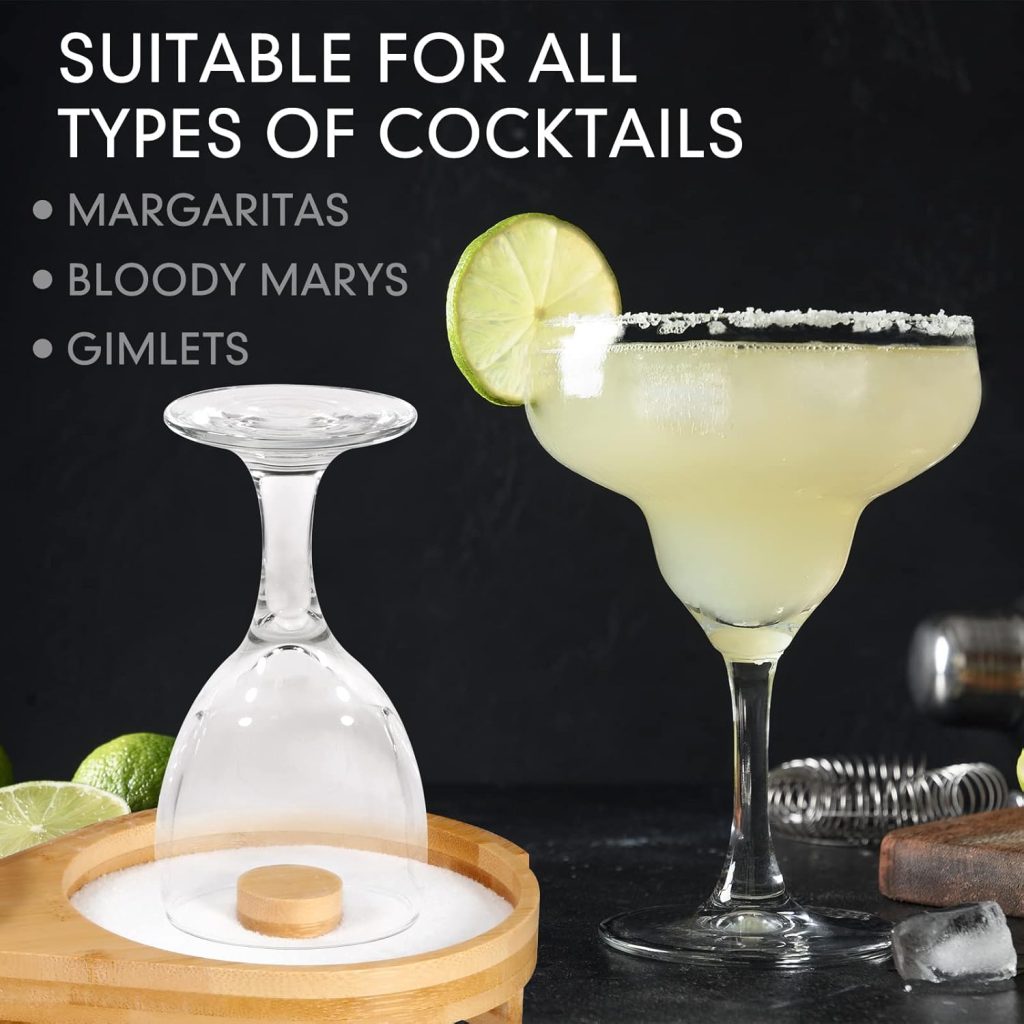 2 Pack Margarita Salt Rimmer Set 3 Tier Bar Glass Rimmers Salt Bamboo Salt Sugar Lime Juice Rimming Tray for Drinks Cocktail Rimmer Dish Bartender Tools for Bar Party Accessories 2 Pack Margarita Salt Rimmer Set 3 Tier Bar Glass Rimmers Salt Bamboo Salt Sugar Lime Juice Rimming Tray for Drinks Cocktail Rimmer Dish Bartender Tools for Bar Party Accessories