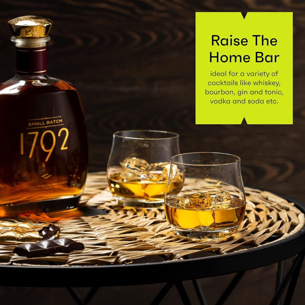 MITBAK Whiskey Bar Glasses Set of 6 | Luxurious 10 Ounce Old Fashioned Glassware Set | Our Scotch Bourbon Glass Tumblers Make A Great Gift Idea For Cocktail Enthusiasts |Rock Glasses Made in Europe MITBAK Whiskey Bar Glasses Set of 6 | Luxurious 10 Ounce Old Fashioned Glassware Set | Our Scotch Bourbon Glass Tumblers Make A Great Gift Idea For Cocktail Enthusiasts |Rock Glasses Made in Europe