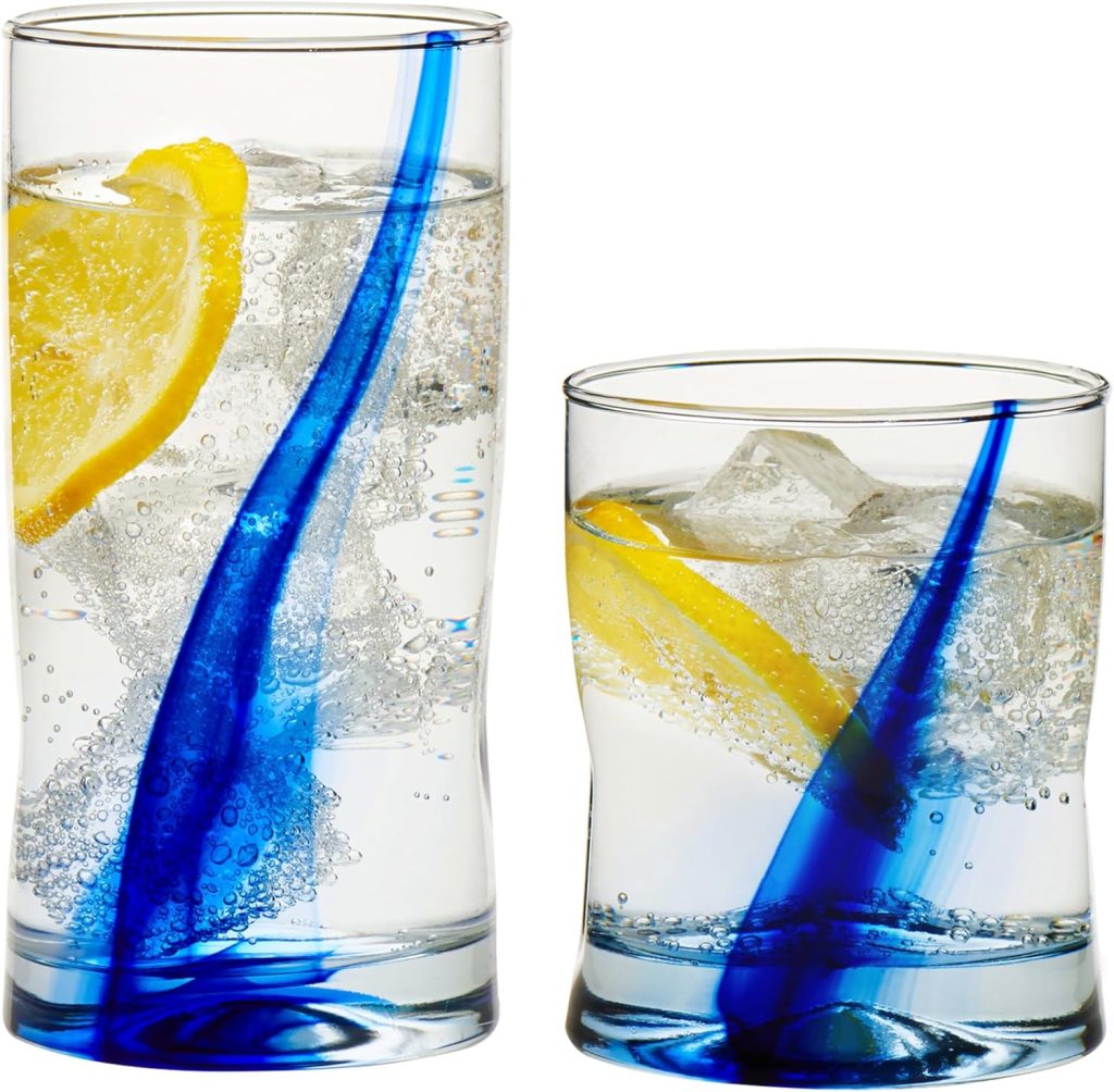 Libbey Province Tumbler and Rocks Glass Set, Elegant Drinkware Glasses Set of 16, Tall Drinking Glasses for Everyday Use or Any Special Occasion Libbey Province Tumbler and Rocks Glass Set, Elegant Drinkware Glasses Set of 16, Tall Drinking Glasses for Everyday Use or Any Special Occasion