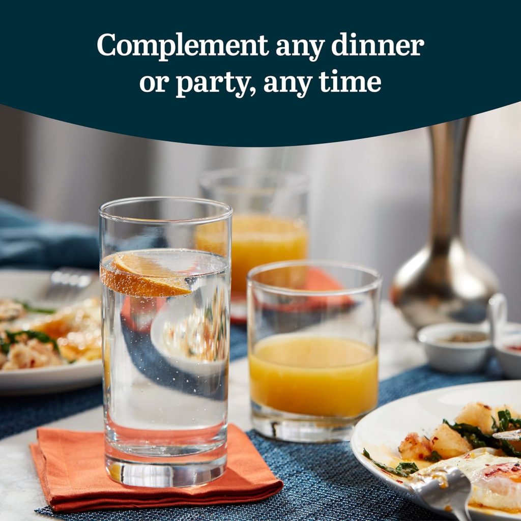 Libbey Province Tumbler and Rocks Glass Set, Elegant Drinkware Glasses Set of 16, Tall Drinking Glasses for Everyday Use or Any Special Occasion Libbey Province Tumbler and Rocks Glass Set, Elegant Drinkware Glasses Set of 16, Tall Drinking Glasses for Everyday Use or Any Special Occasion